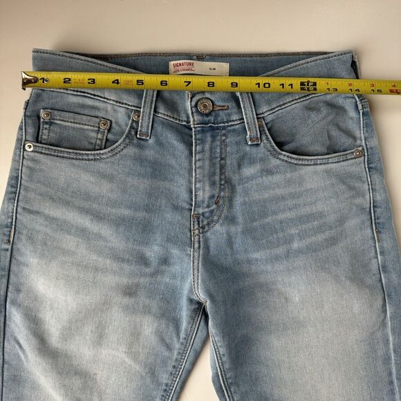Signature by Levi Strauss Men's Slim Blue Jeans Size 28x28 - Picture 4 of 15